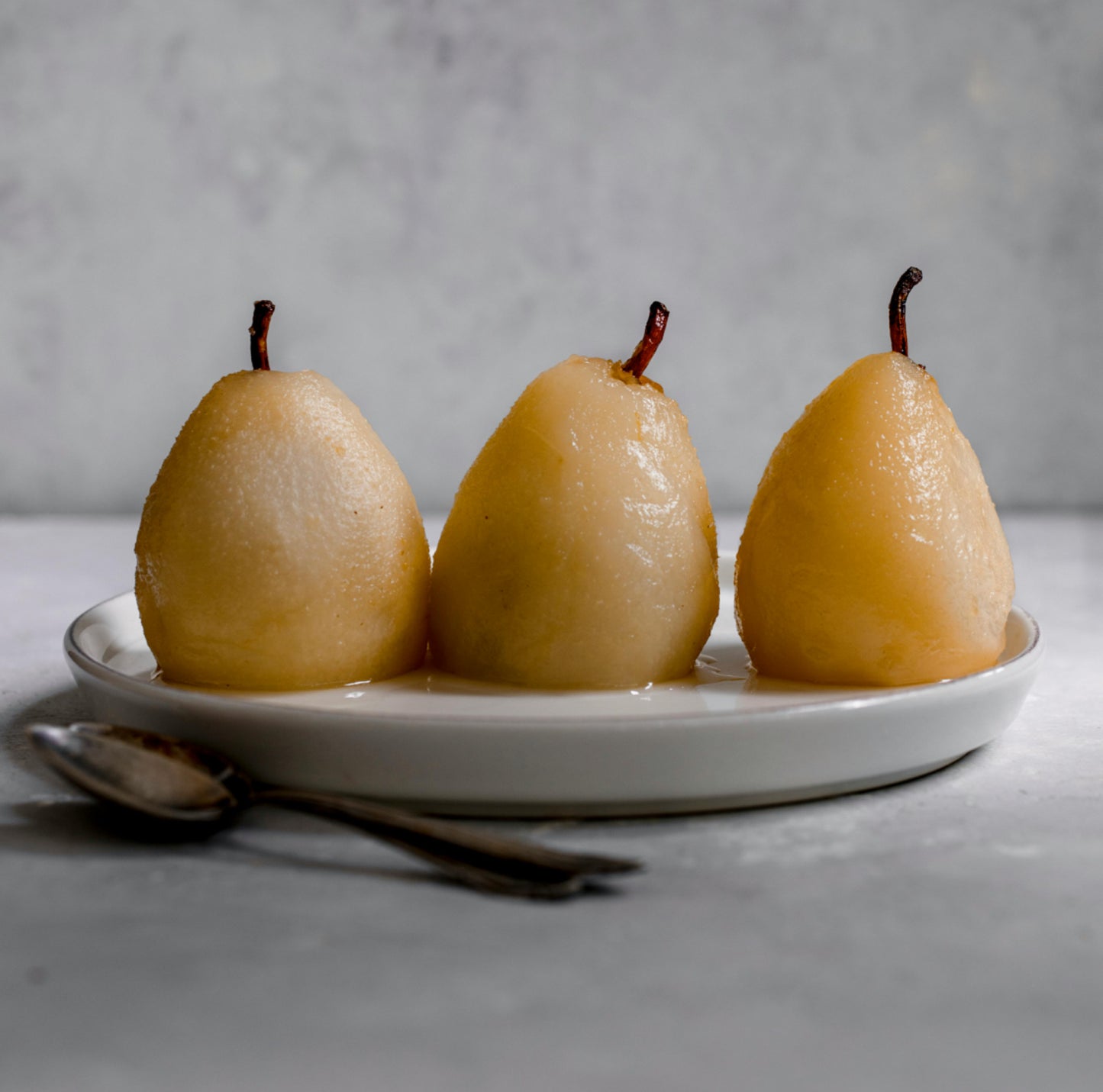 Calvados Poached Pears image 0