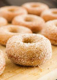 Sugared Pumpkin Doughnut image 0