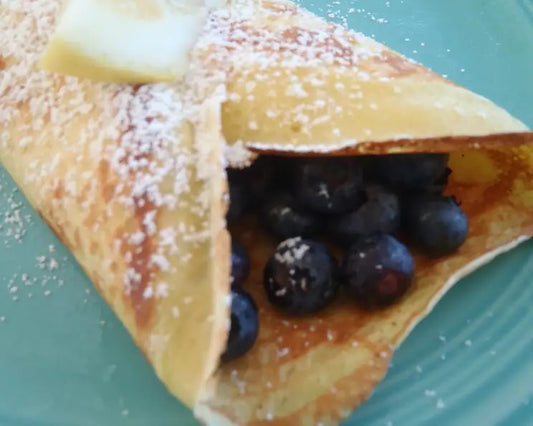 Fresh Blueberry Crepes image 0