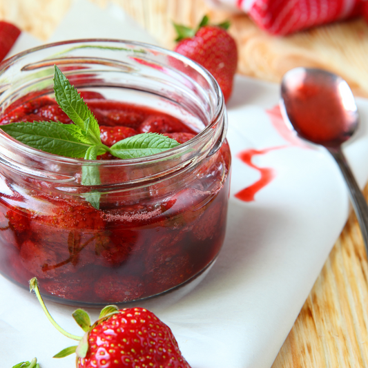 Vanilla Roasted Strawberries image 0